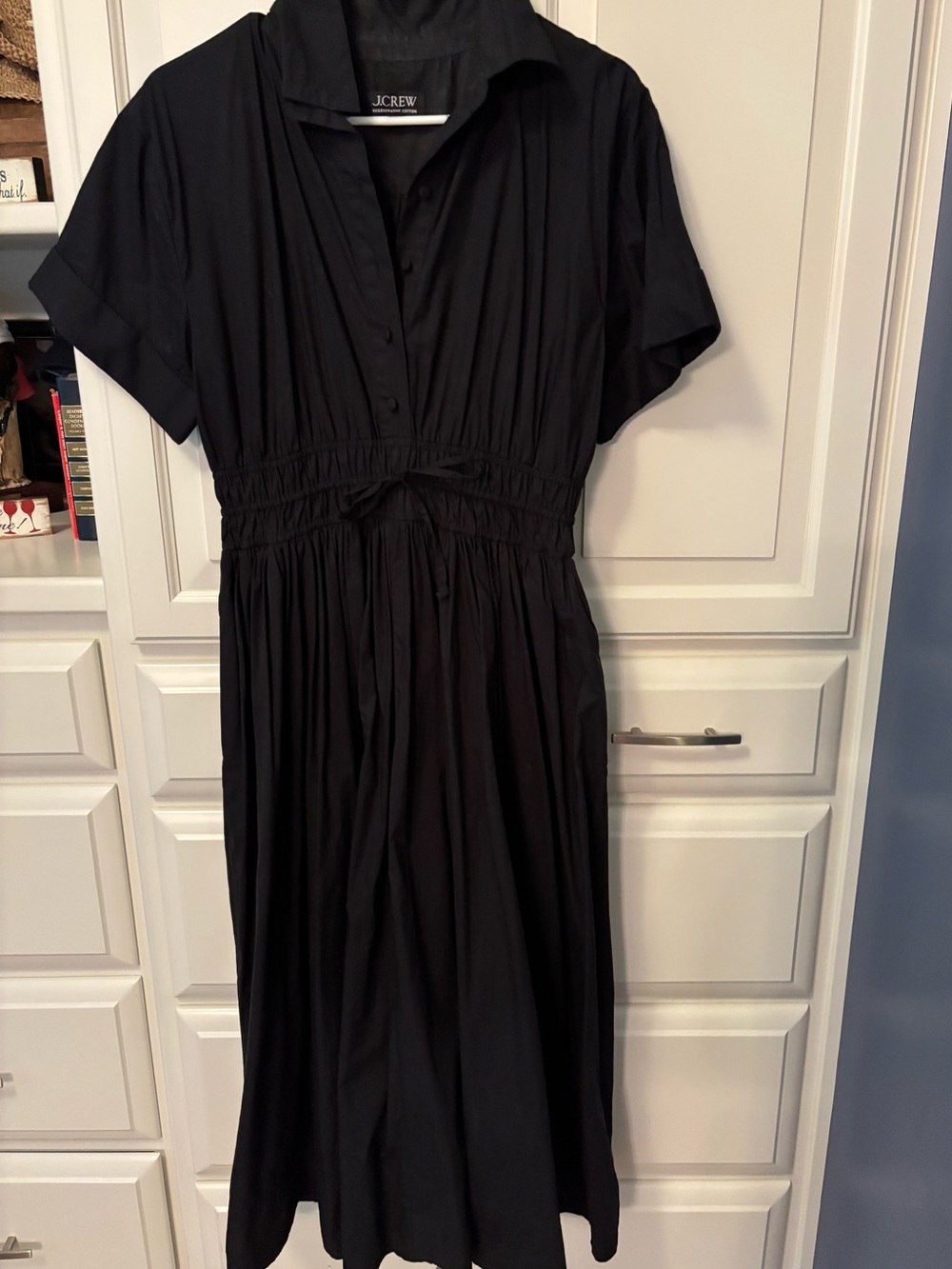 J Crew Elena Shirt Dress Poplin Size 6 EUC